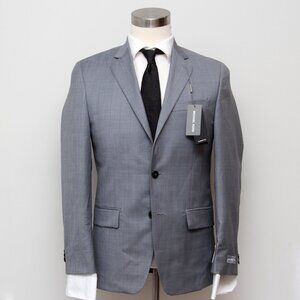 Michael Kors Men's Blazer Sport Coat 36R‎ Jacket Wool Blend Grey D120738